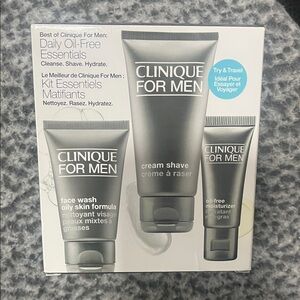 Clinique For Men Daily Age Repair 3 Piece Set New
